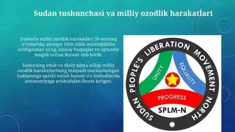 Sudan milliy ozodlik harakati 4