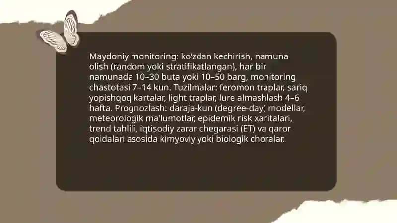 Bog'larda zararkunandalarga qarshi kurash texnologiyasi 4