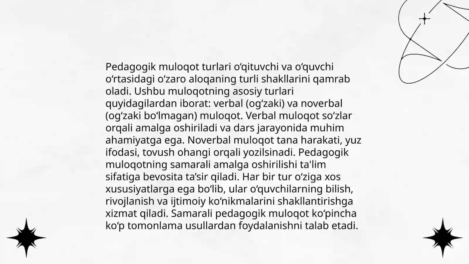 Pedagogik muloqot turlari 4