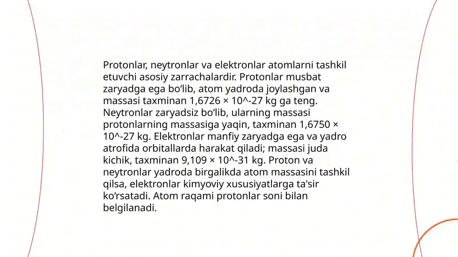 Atom tuzilishi va D. I. Mendeleyevning davriy qonuni davriy sistemasi 4