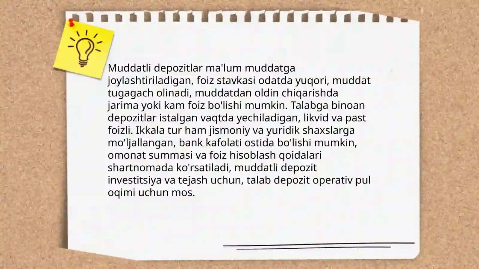 Depozit va depozitlarning asosiy vazifasi 4