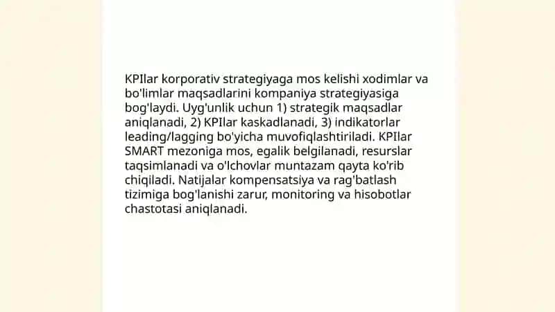 KPI tizimi 4