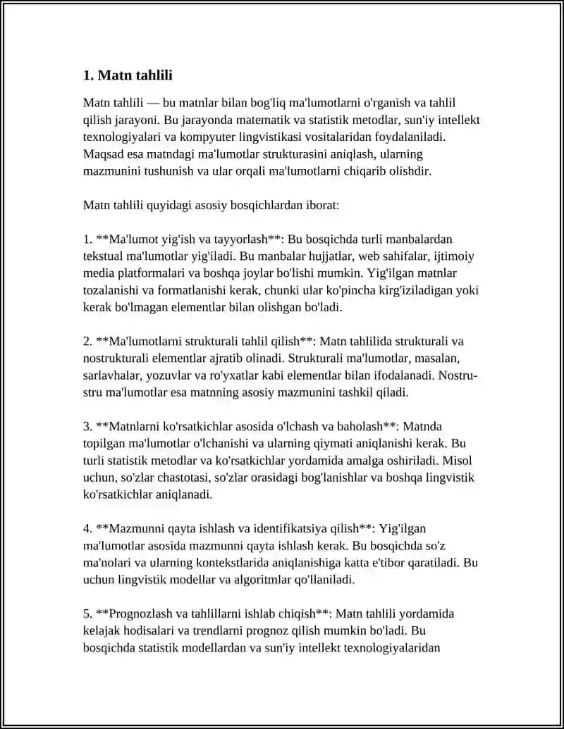 REFERAT "ONA TILI VA O'QISH SAVODXONLIGI" DARSLIKLARIDA BERILGAN MASHQLARNING MAZMUNI VA TURLARI 4