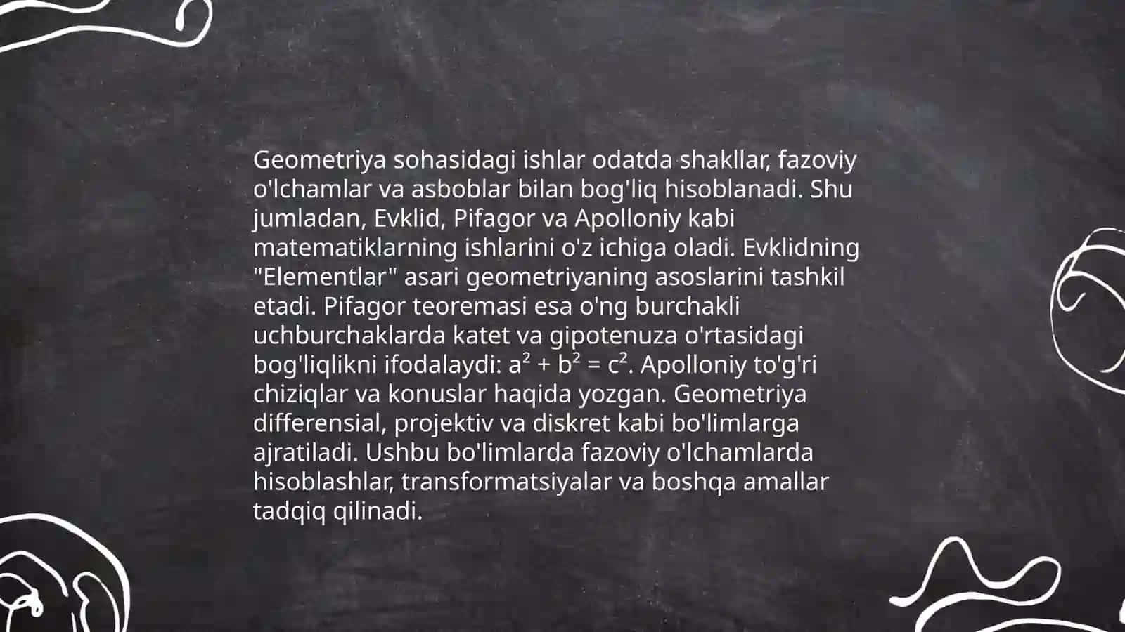 Abu Ali Ibn Sinoning Matematikaga qo'shgan hissalari 4