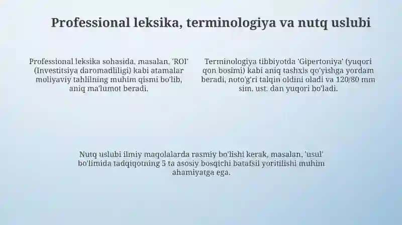 Mutaxassis nutq madaniyati va me'yor tushunchasi 4