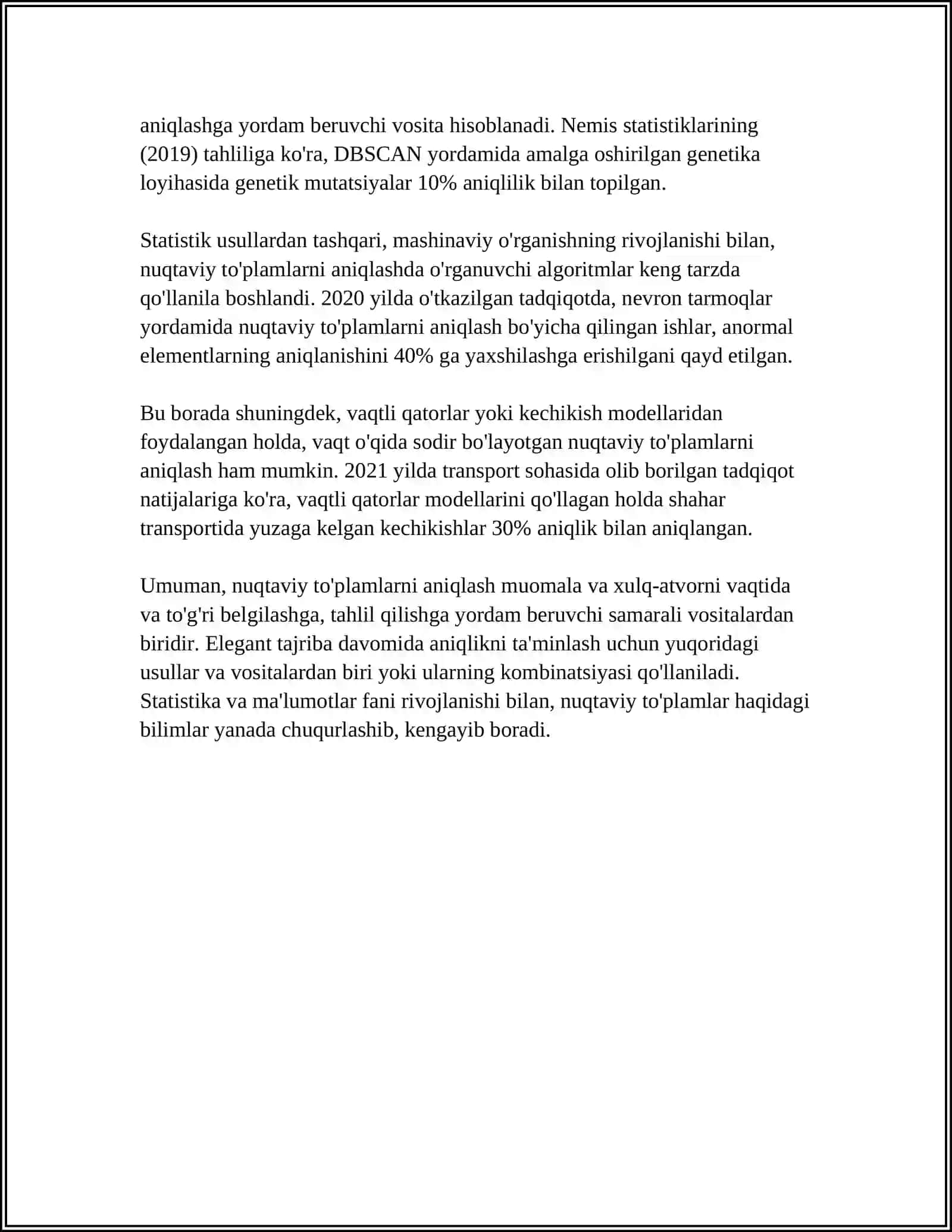 NUQTAVIY TO'PLAMLARNI TOPISHGA DOIR GEOMETRIK MASALALAR 4