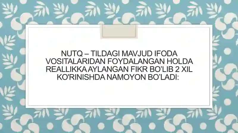 Nutq texnikasi va madaniyati 4