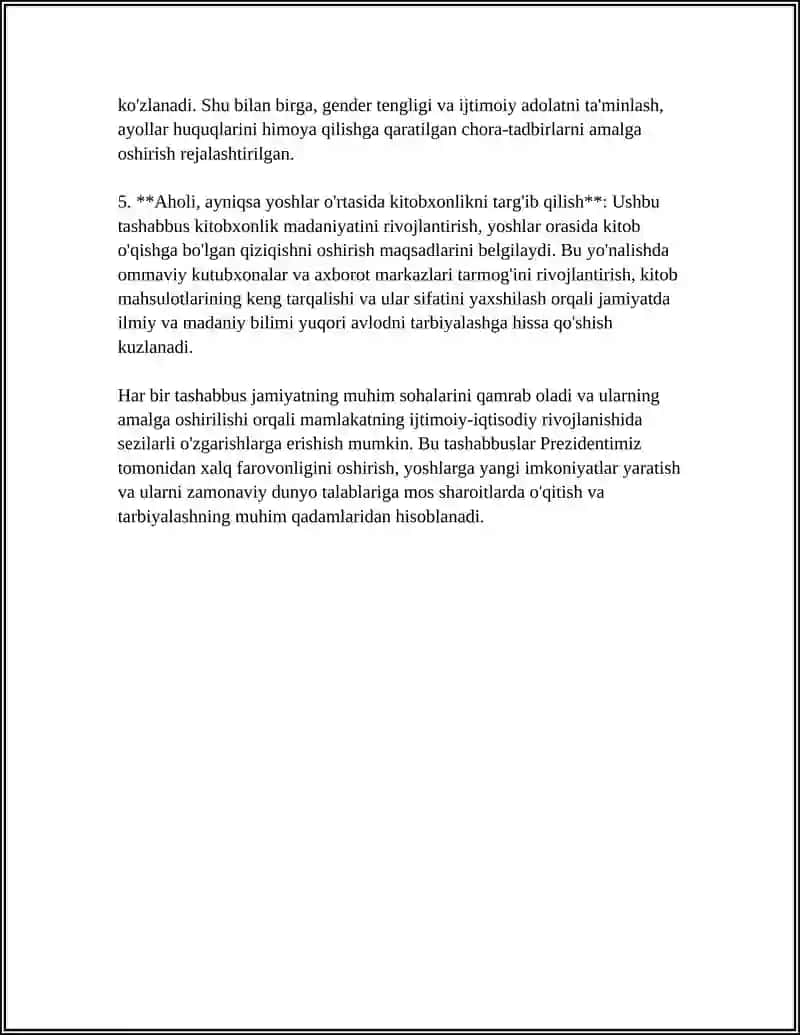 BESHTA TASHABBUS VA UNING YUKSAK MA'NAVIY MADANIYATNI TA'MINLASHDAGI OʻRNI 4