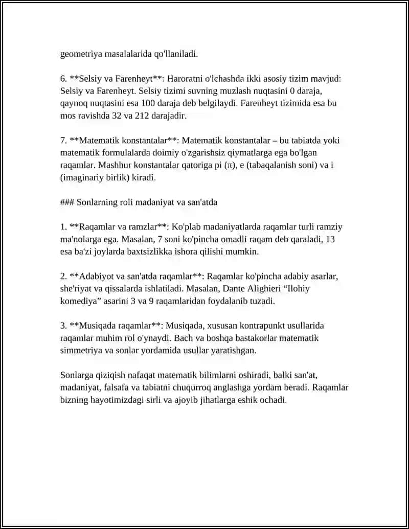 QIZIQARLI MATEMATIKA SOATLARI 4