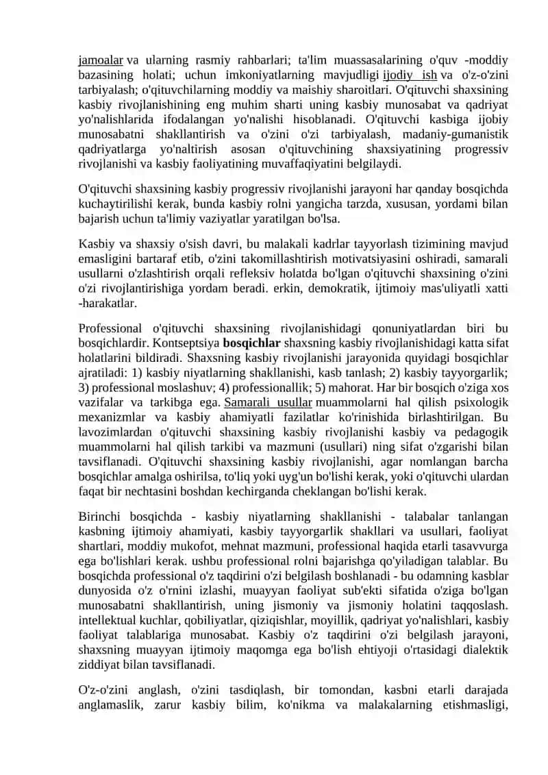 Amaliy intellekt o'qituvchining metodik kompetentsiyasini shakllantirish asosi sifatida 4