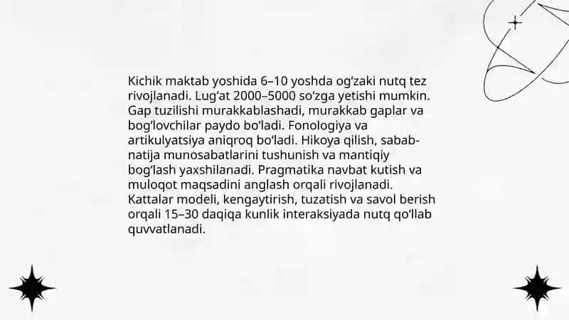 Kichik maktab yoshidagi bolalar muloqoti 4