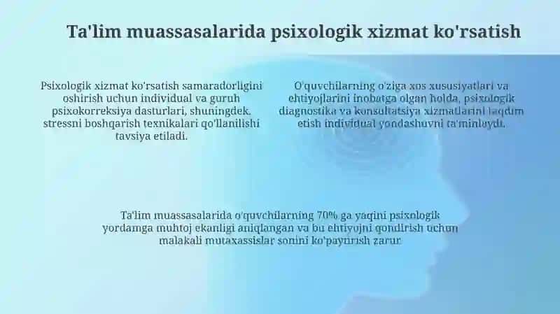 Ta'lim muassasalarida tarbiya va ta'lim faoliyatini o'rganishning dolzarbligi 4