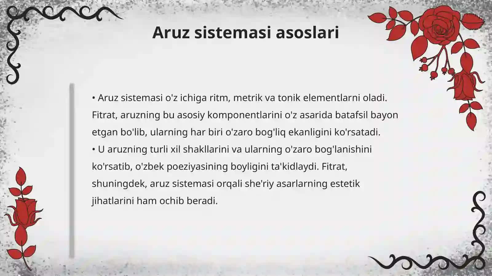 Fitratning "Aruz haqida" 4