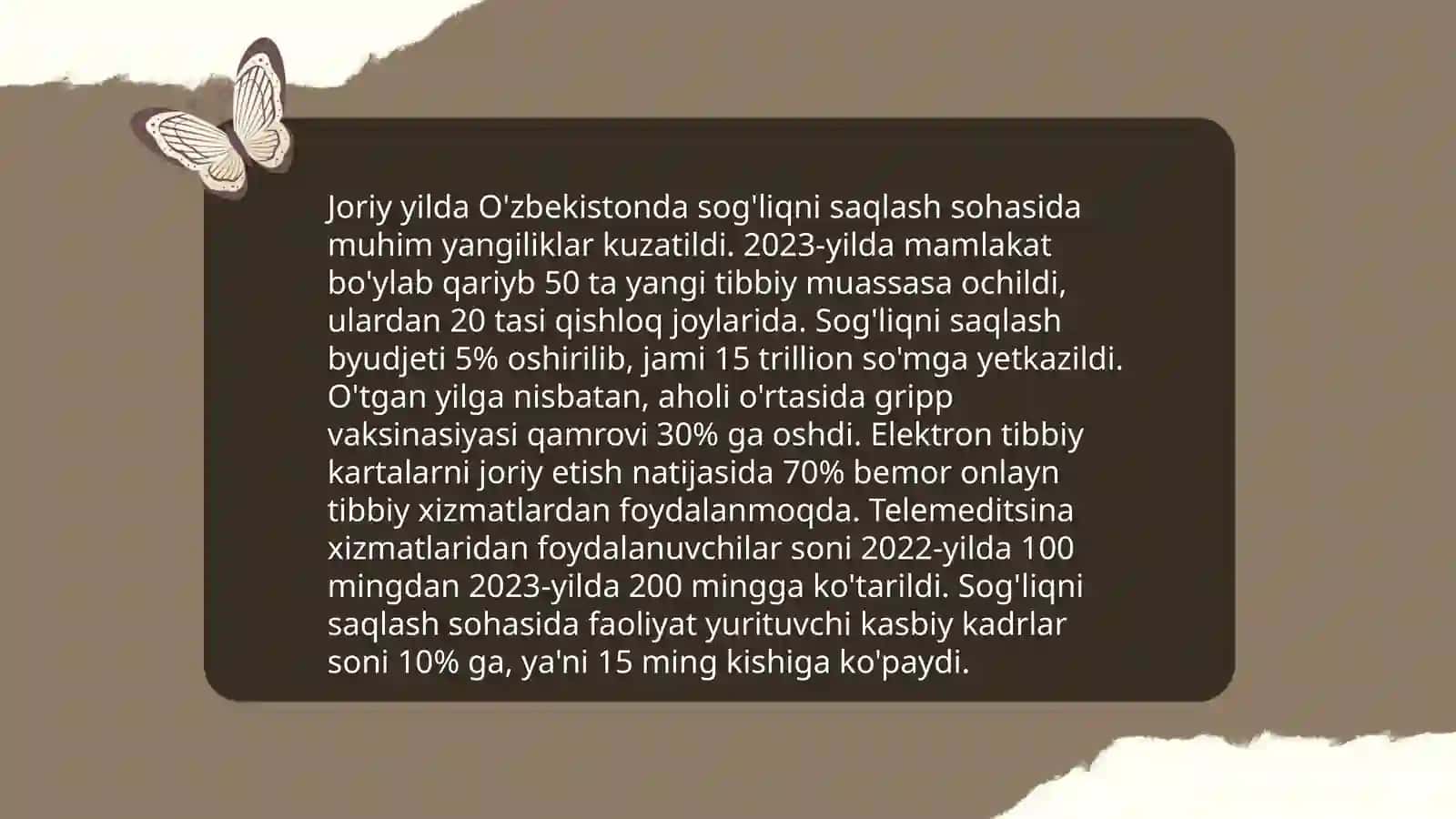 Mustaqilik yillarida O’zbekistondagi ijtimoiy o’zgarishlar 4