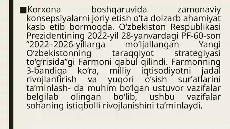 Korxona resurslarini samarali boshqarish 4