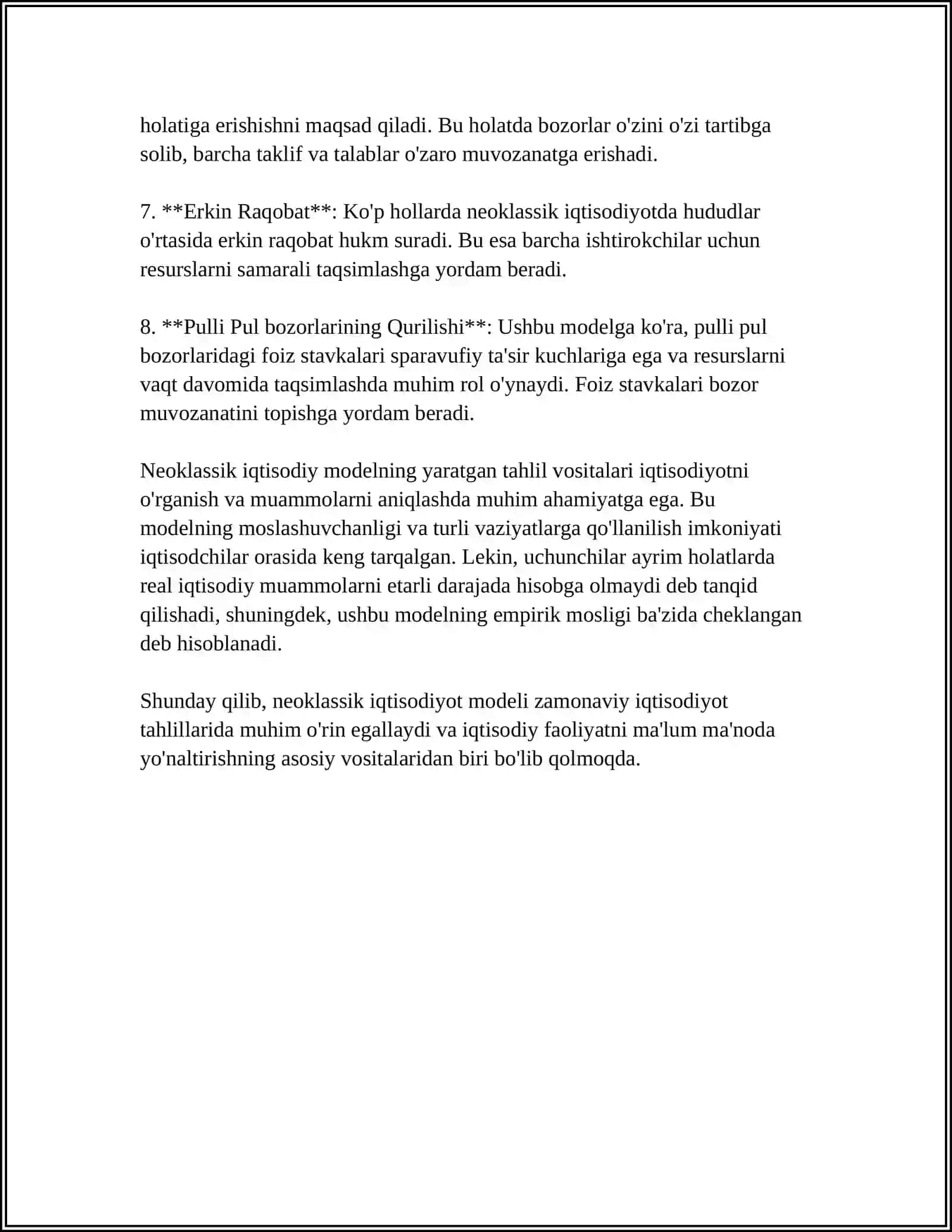 IQTISODIY RIVOJLANISHNI DAVLAT TOMONIDAN TARTIBGA SOLISHNING NEOKLASSIK MODELI 4