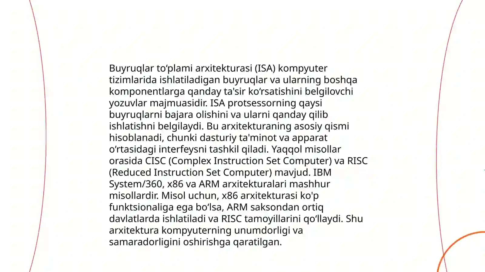 Buyruqlar tizimi arxitekturasi 4