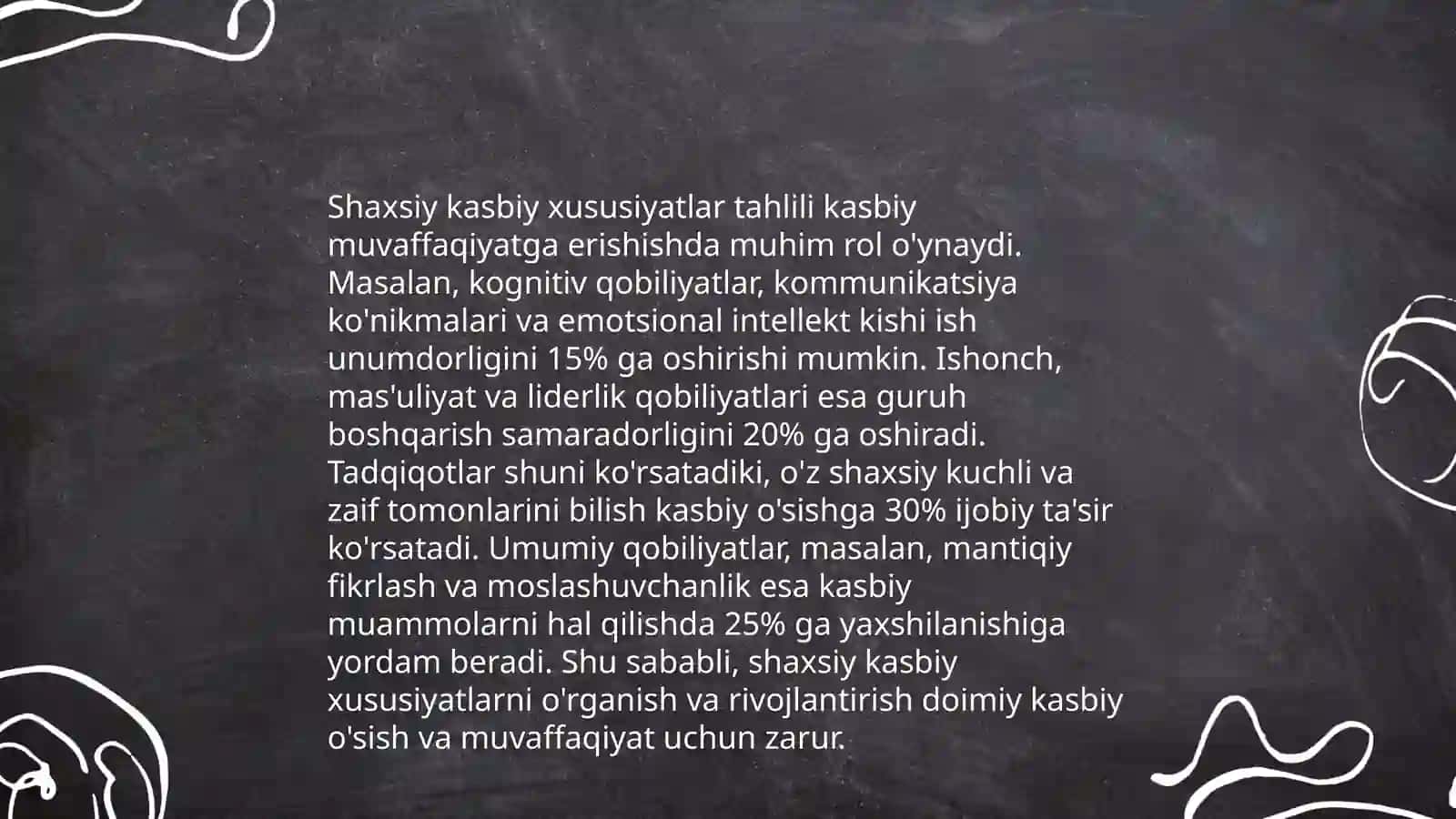Shaxsning kasbiy kamoloti kasbiy xususiyatlarini tadqiq etish usullari 4