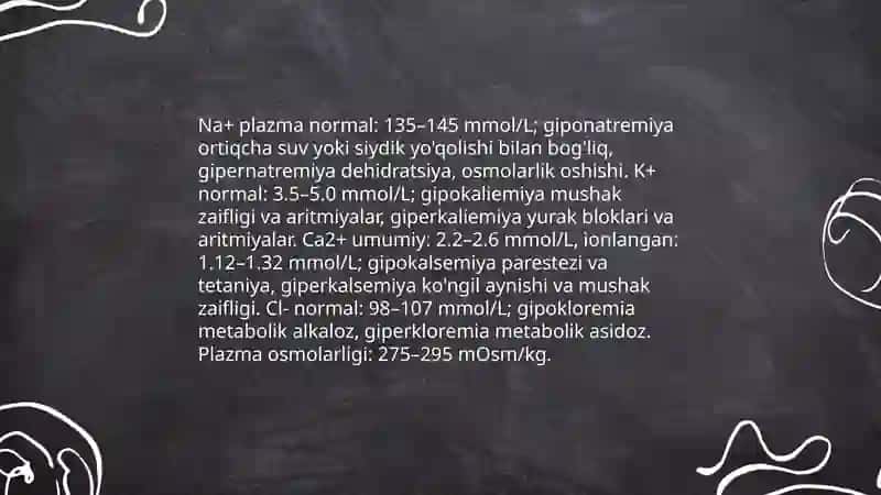 Qonning fizik kimyoviy xususiyatlari oʻzgarishlari 4