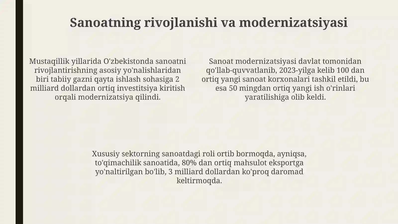 Mustaqillik yillarida qishloq xo'jaligidagi o'zgarishlar 4