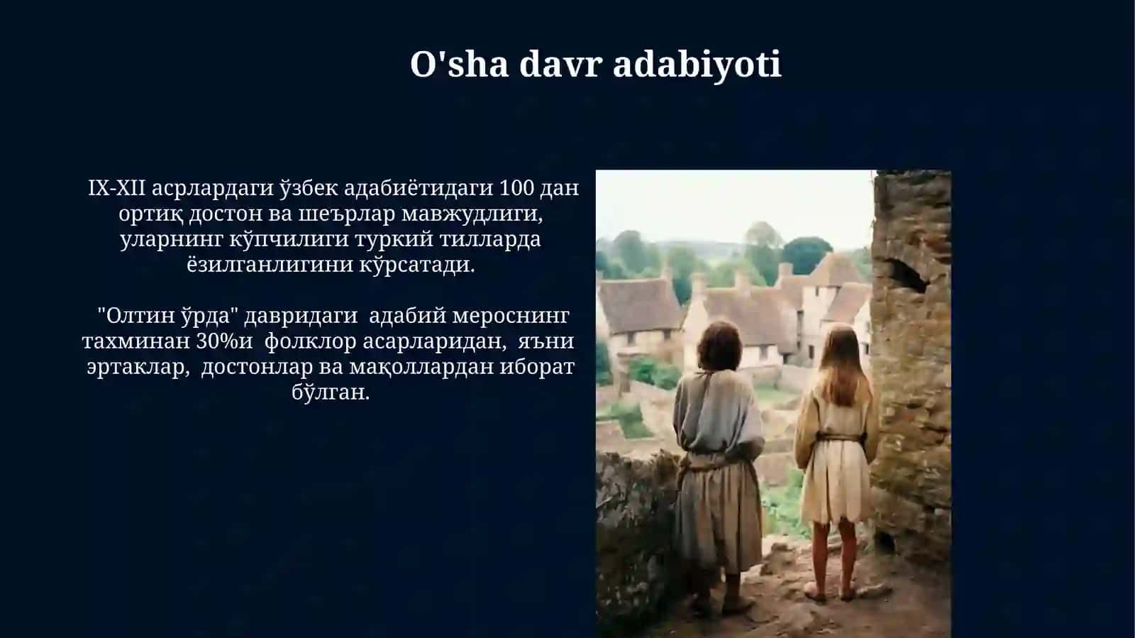 IX-XII asrlarda mamlakatimiz hududida ro‘y bergan madaniy uyg‘onish (Renessans) 4