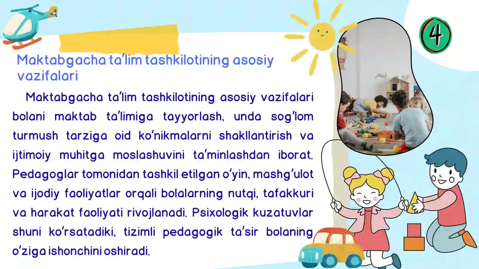 Maktabgacha ta’lim tashkiloti va oila 4