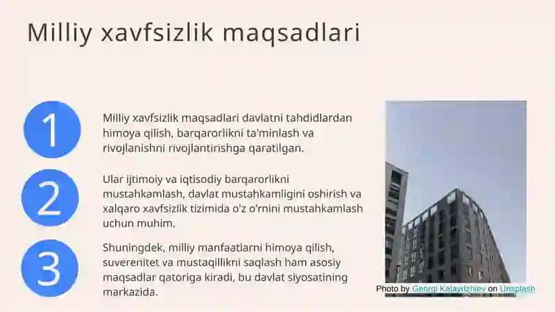 Milliy xavfsizlikni taminlash borasida amalga oshirilyotgan islohotlar 4