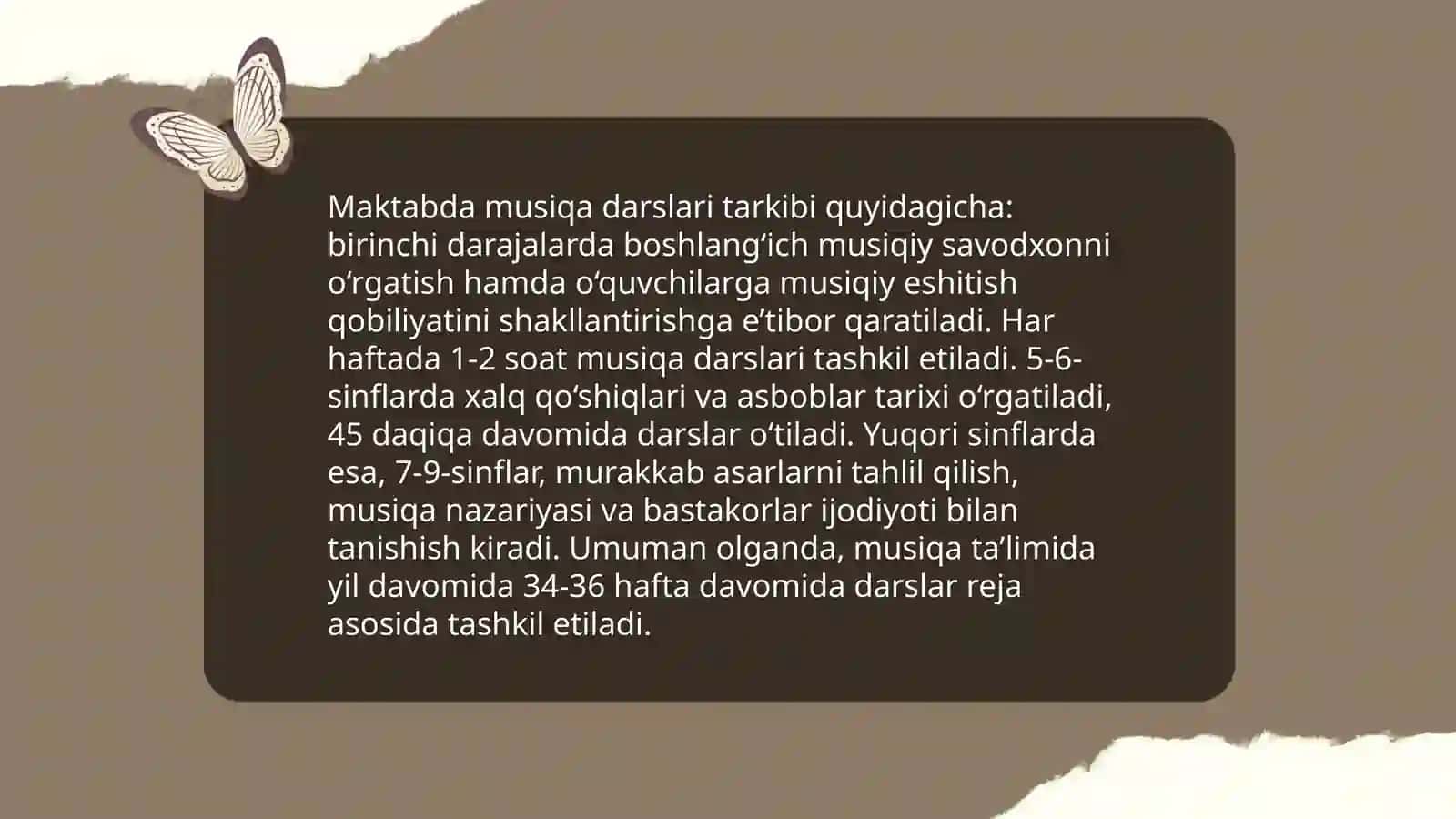 Maktablarda musiqa o'tish metodikasi 4