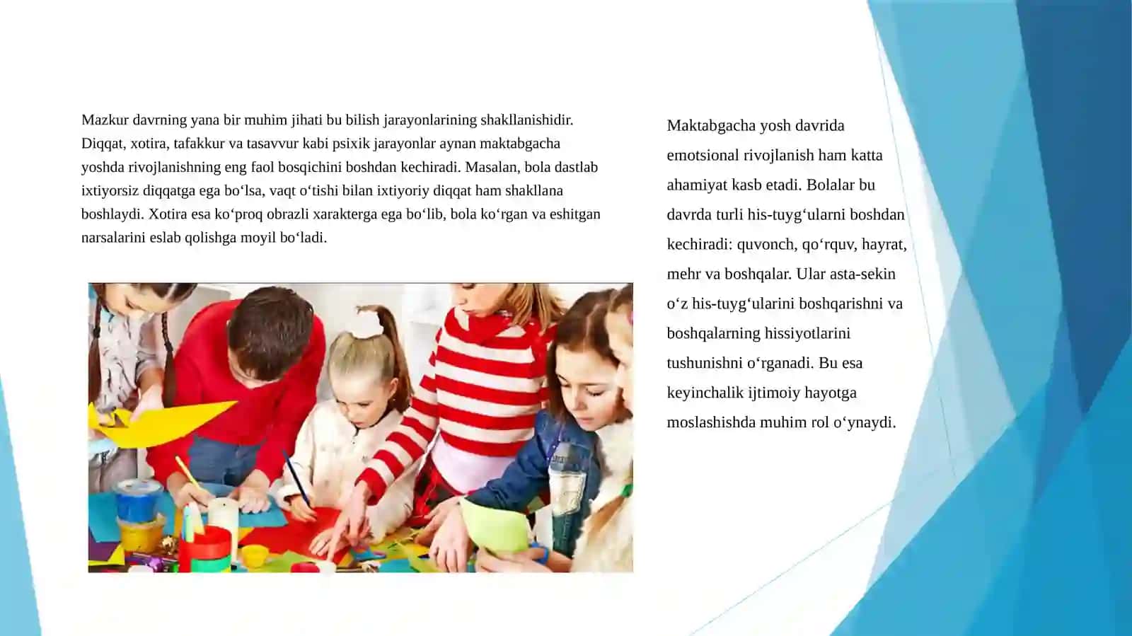 Maktabgacha yosh davridagi bolalar psixologiyasi 4