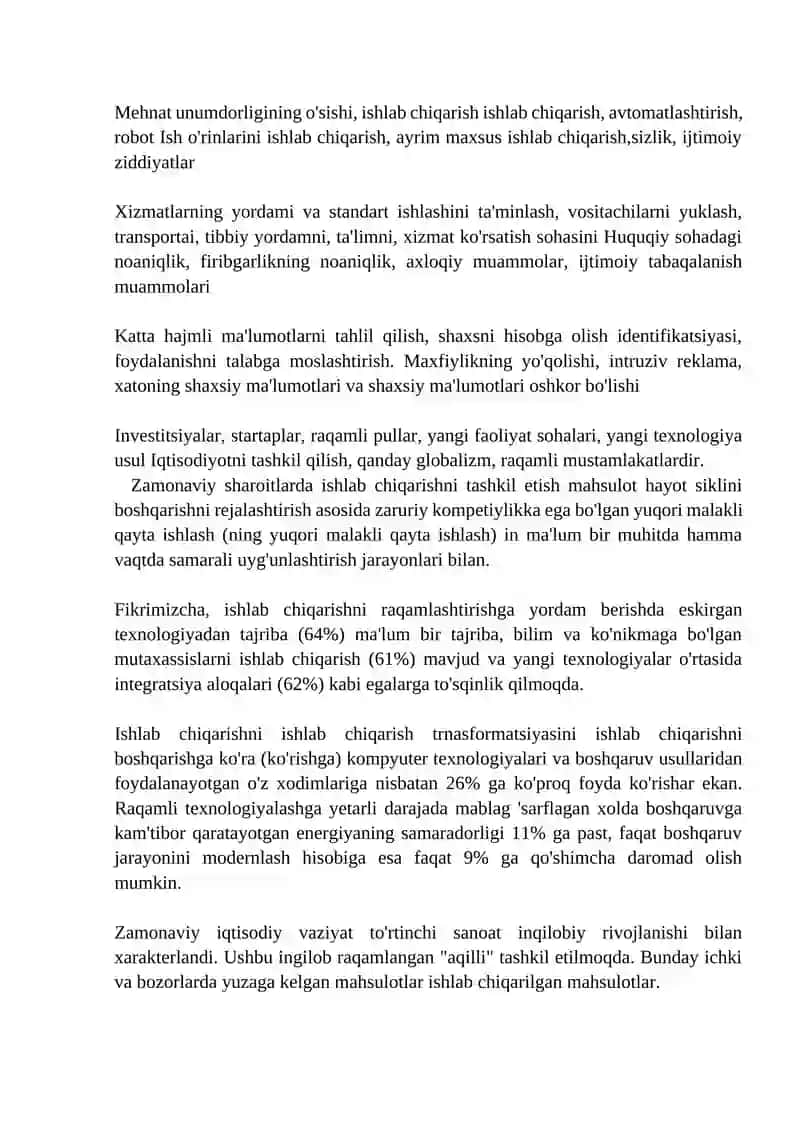 Ishlab chiqarish hajmini rejalashtirish va optimallashtirish usullari 4