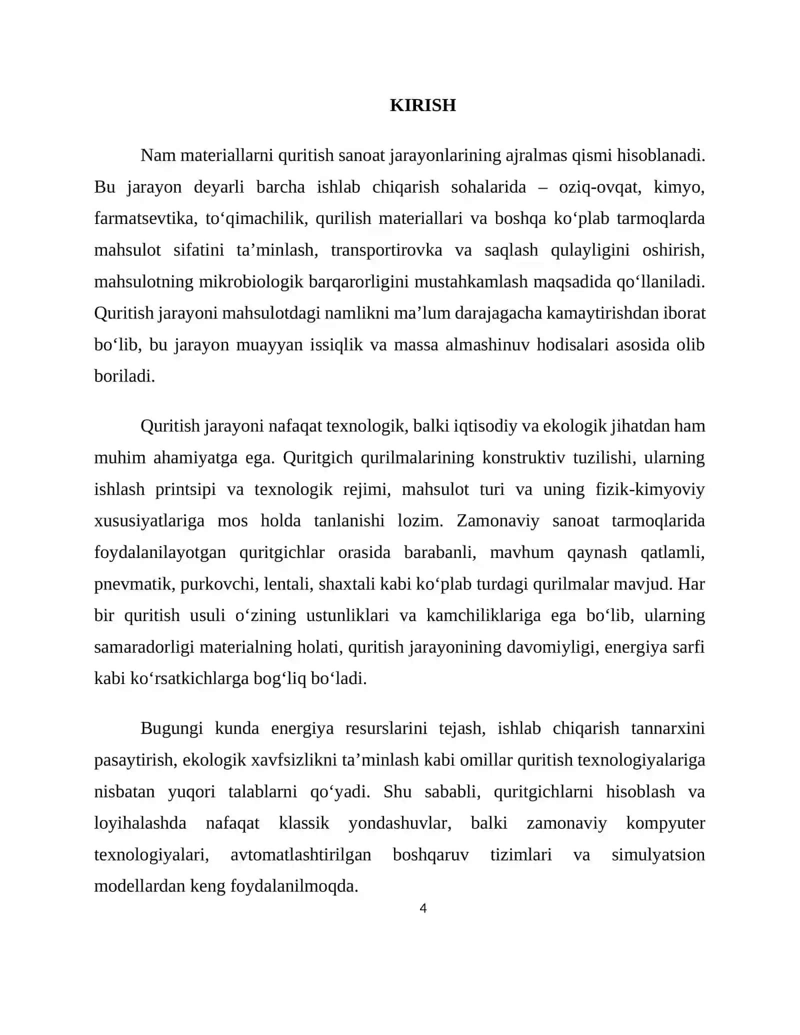 Nam materiallarni quritish uskunasi haqida 4