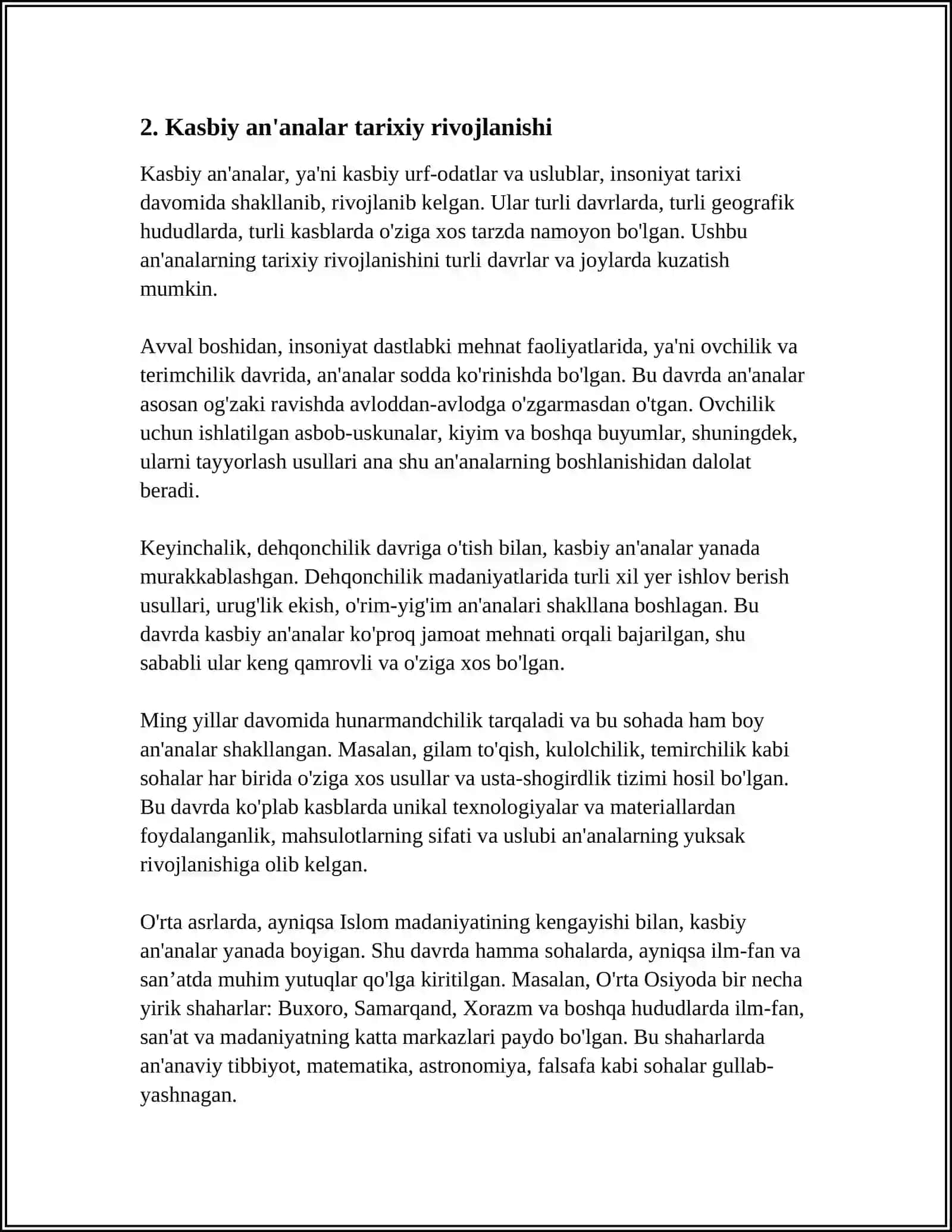 KASBIY AN' ANALAR VA ULARNI SHAKILLANISHI 4