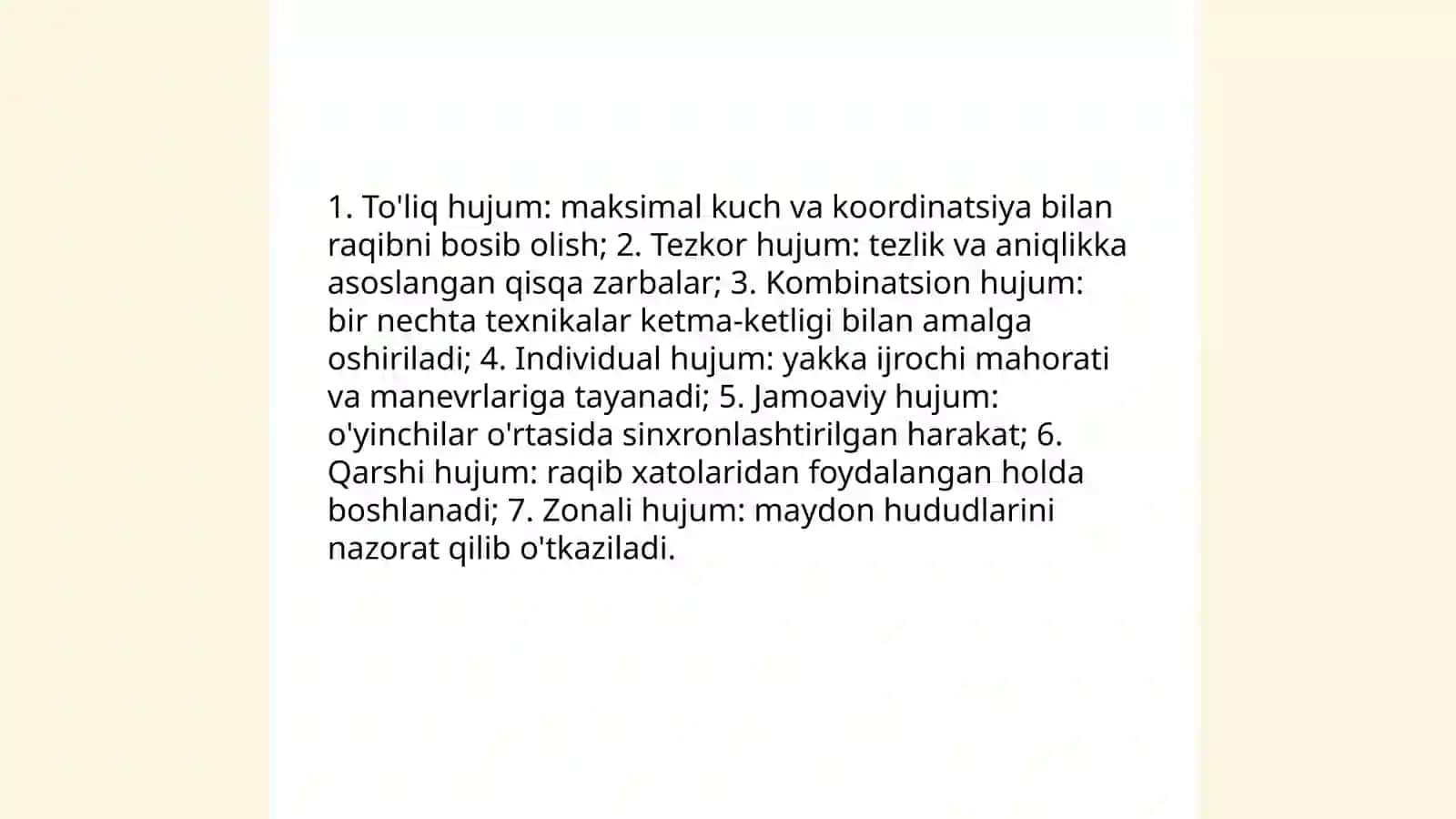 Gandiboy oyini texnikasi tasnifi 4