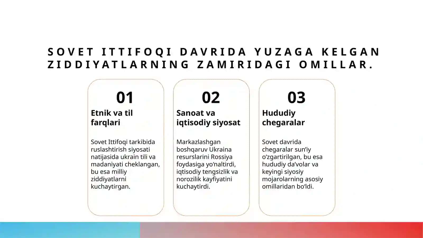 Rossiya va Ukraina munosabatlarining keskinlashuvi sabablari va oqibatlari 4