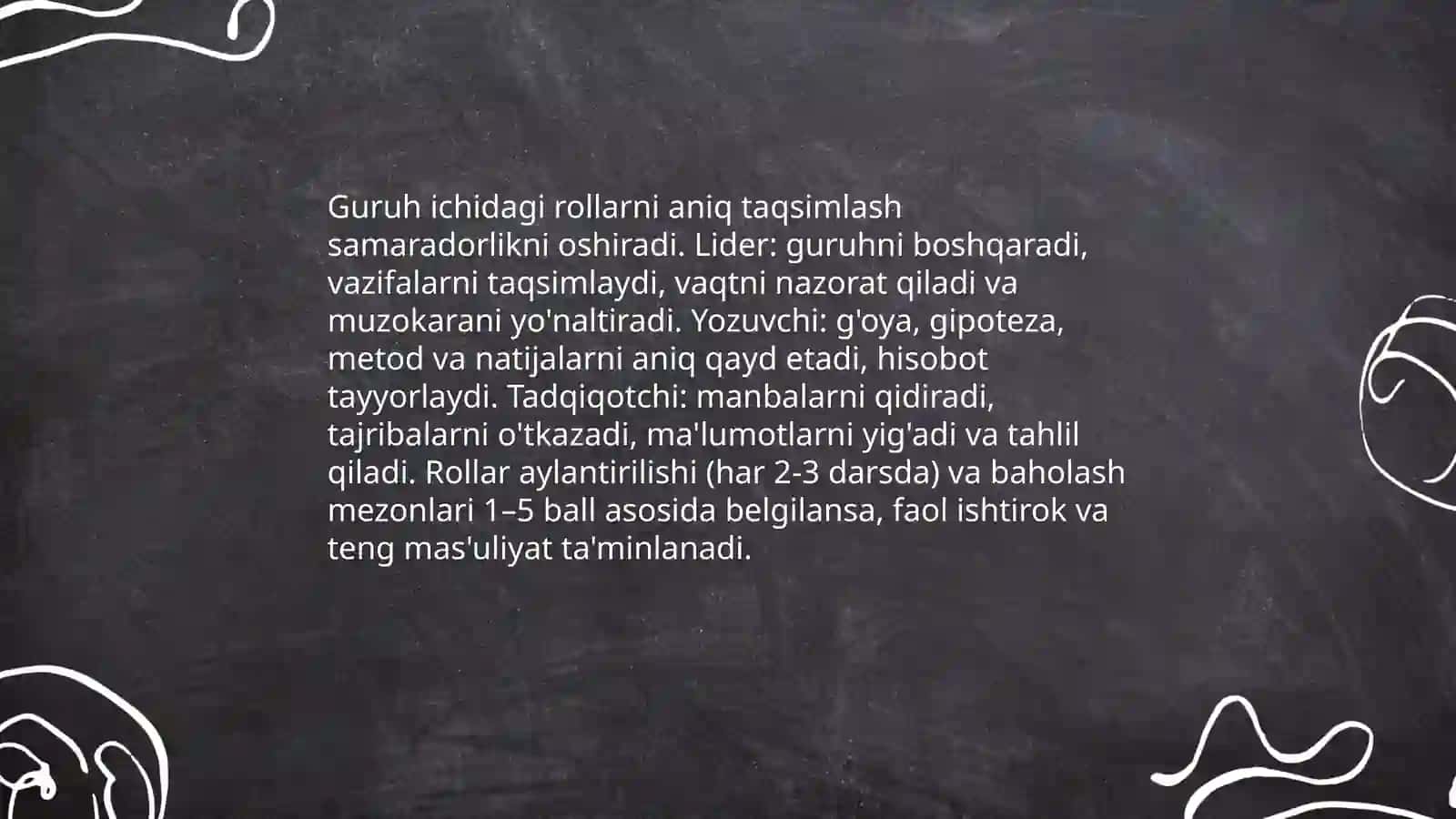 Biologiya darslarida kichik guruhlar bilan ishlash samaradorligini oshirish yollari 4
