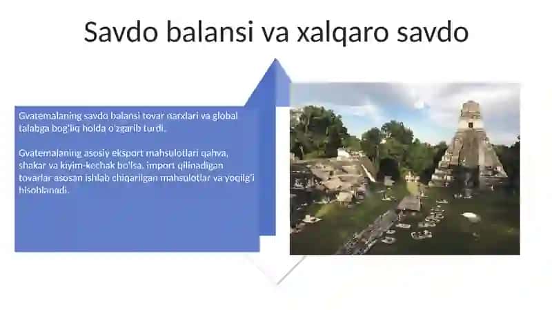 Guatemala makroiqtisodiy ko'rsatkichlari va ularning tahlili 4
