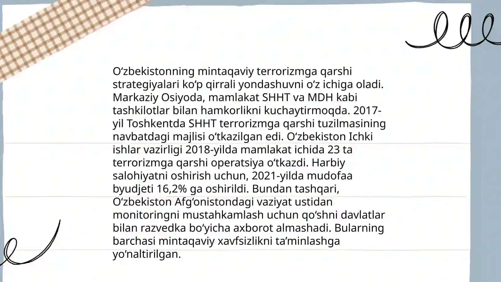 O'zbekiston Respublikasining xavfsizlik roli 4