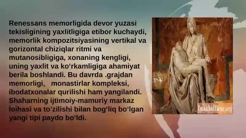 Uyg`onish davrida G`arbiy Yevropa san`ati 4