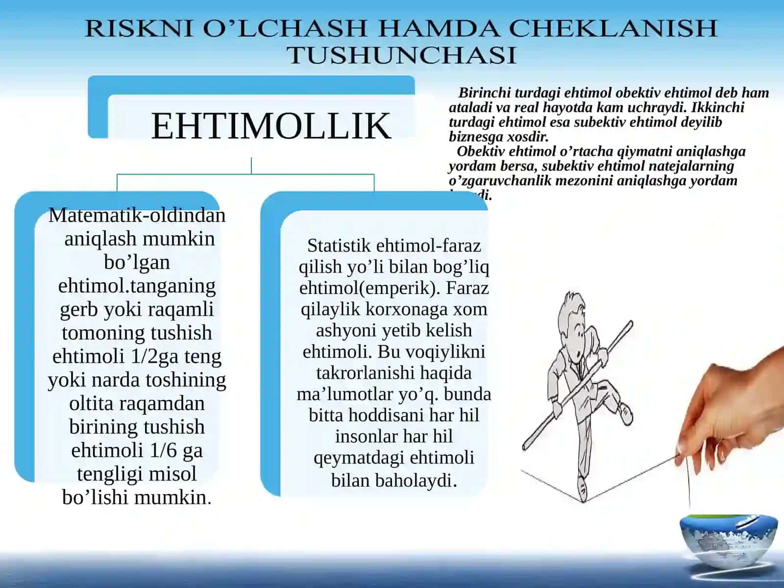 Mavhumlik va tavakkalchilik ISHLAB CHIQARISH NAZARIYASI VA MODELLARI Ishlab chiqarish xarajatlari RAQOBATLASHGAN BOZORLAR DAGI FIRMALAR FAOLIYATI 4
