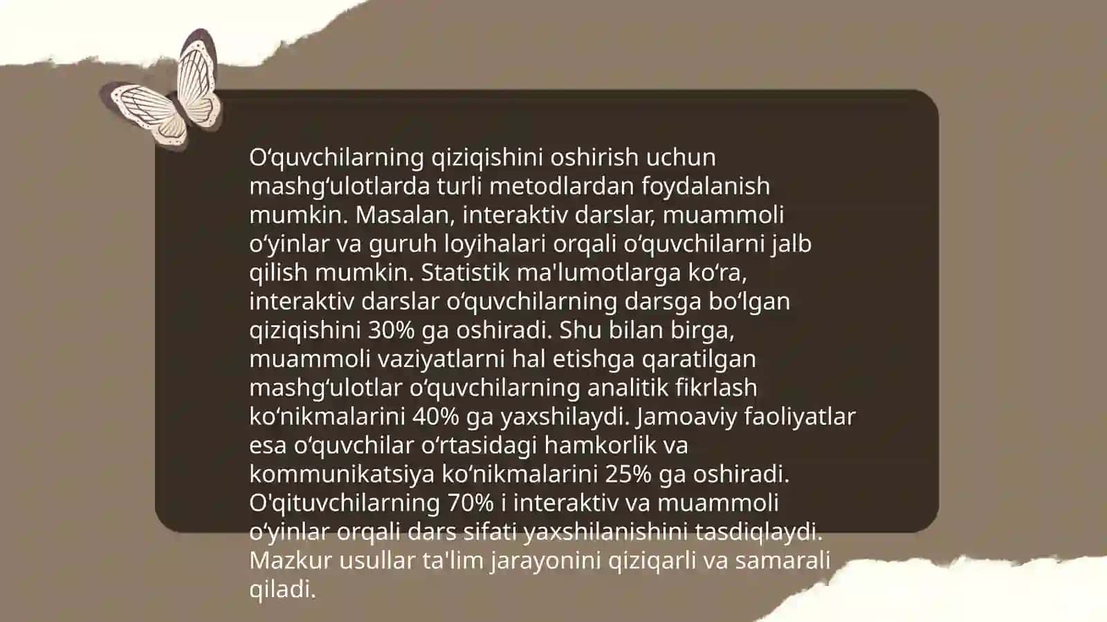 Sinfdan tashqari o'qish va uni tashkil etish 4