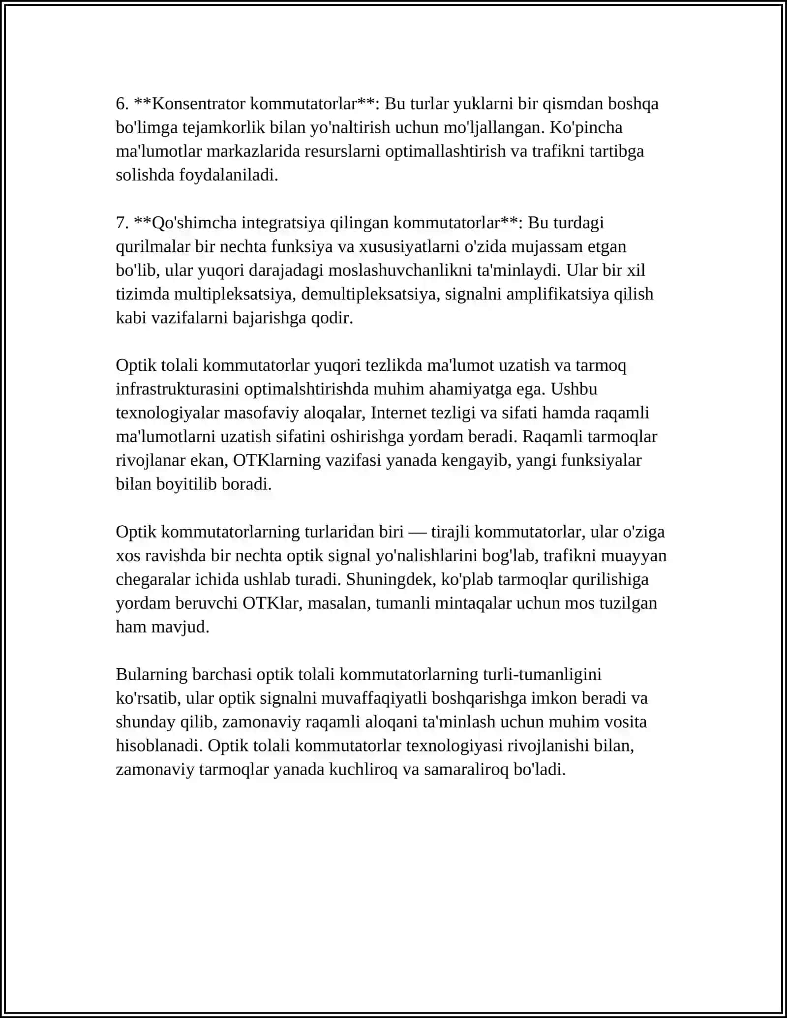 OPTIK KOMMUTATORLAR VA MODULYATORLAR 4