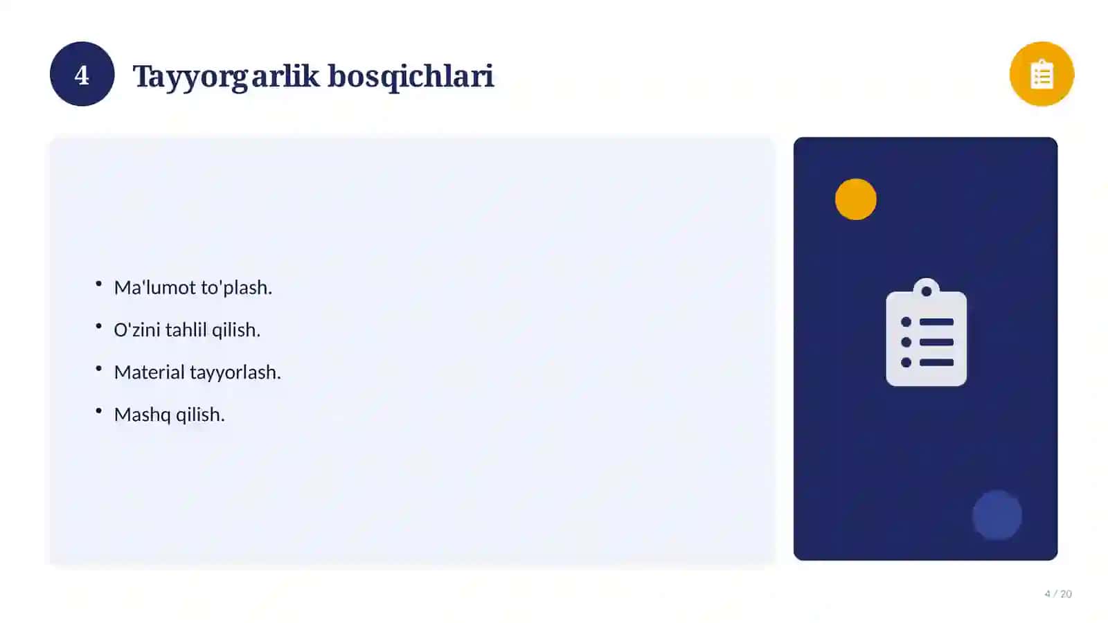 Professional CV blank (ishga kirish uchun) 4