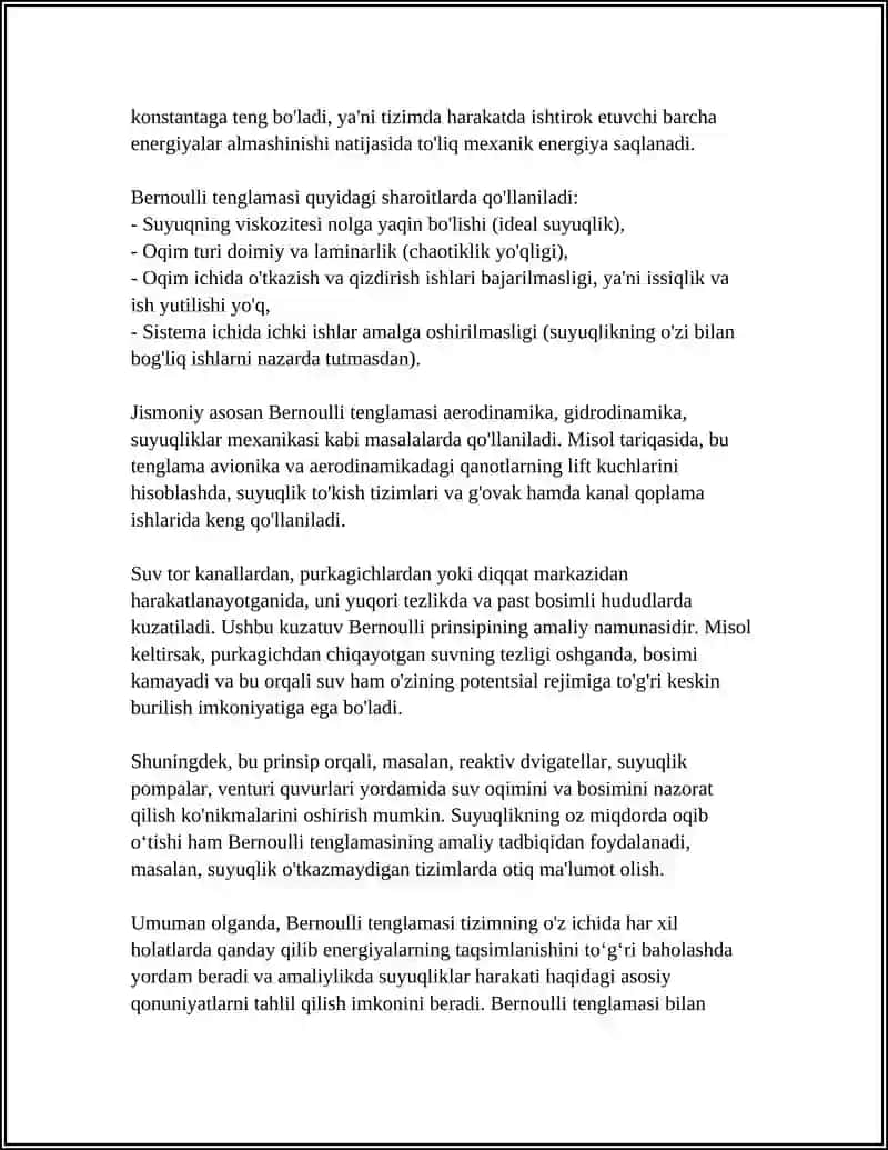 Bernulli Tenglamasi 4