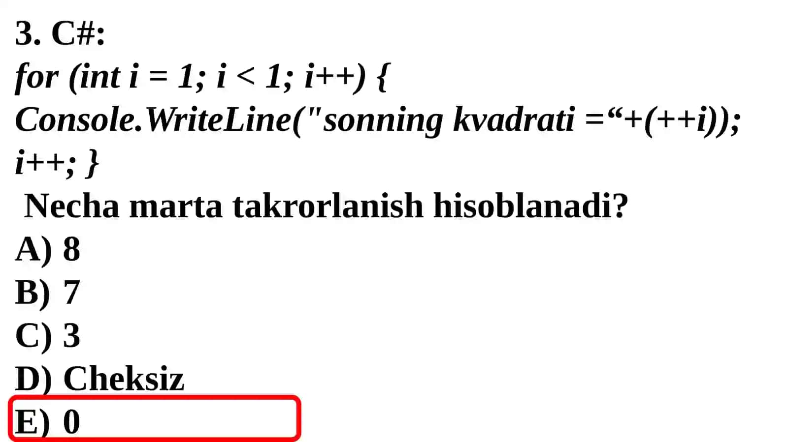 C# tilida umumlashtirish 4