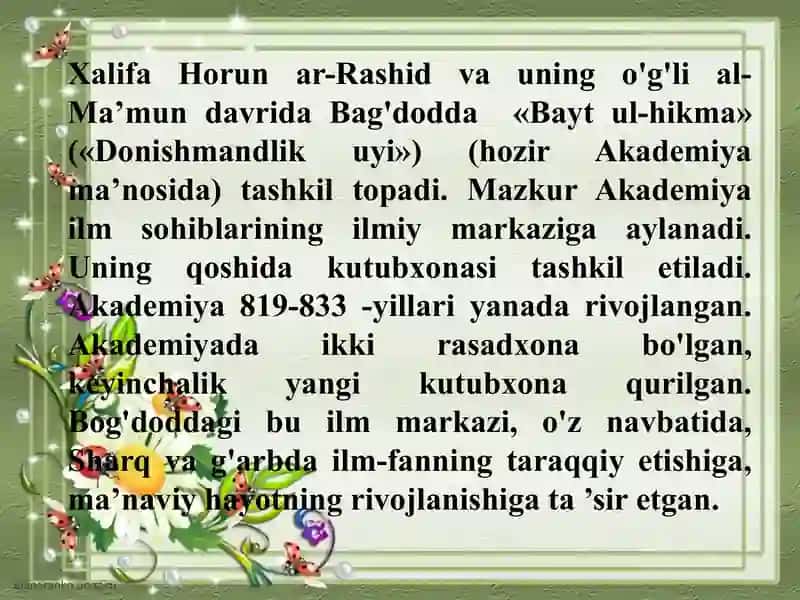 Sharq Uyg’onish davri pedagogik fikr taraqqiyoti 4