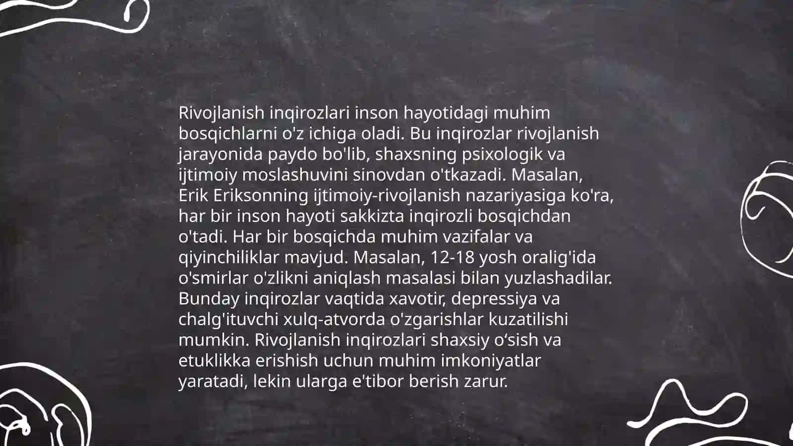Maktabgacha tarbiya yoshdagi inqiroz 4