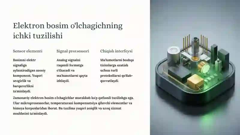 Elektron bosim o'lchagichlar 4