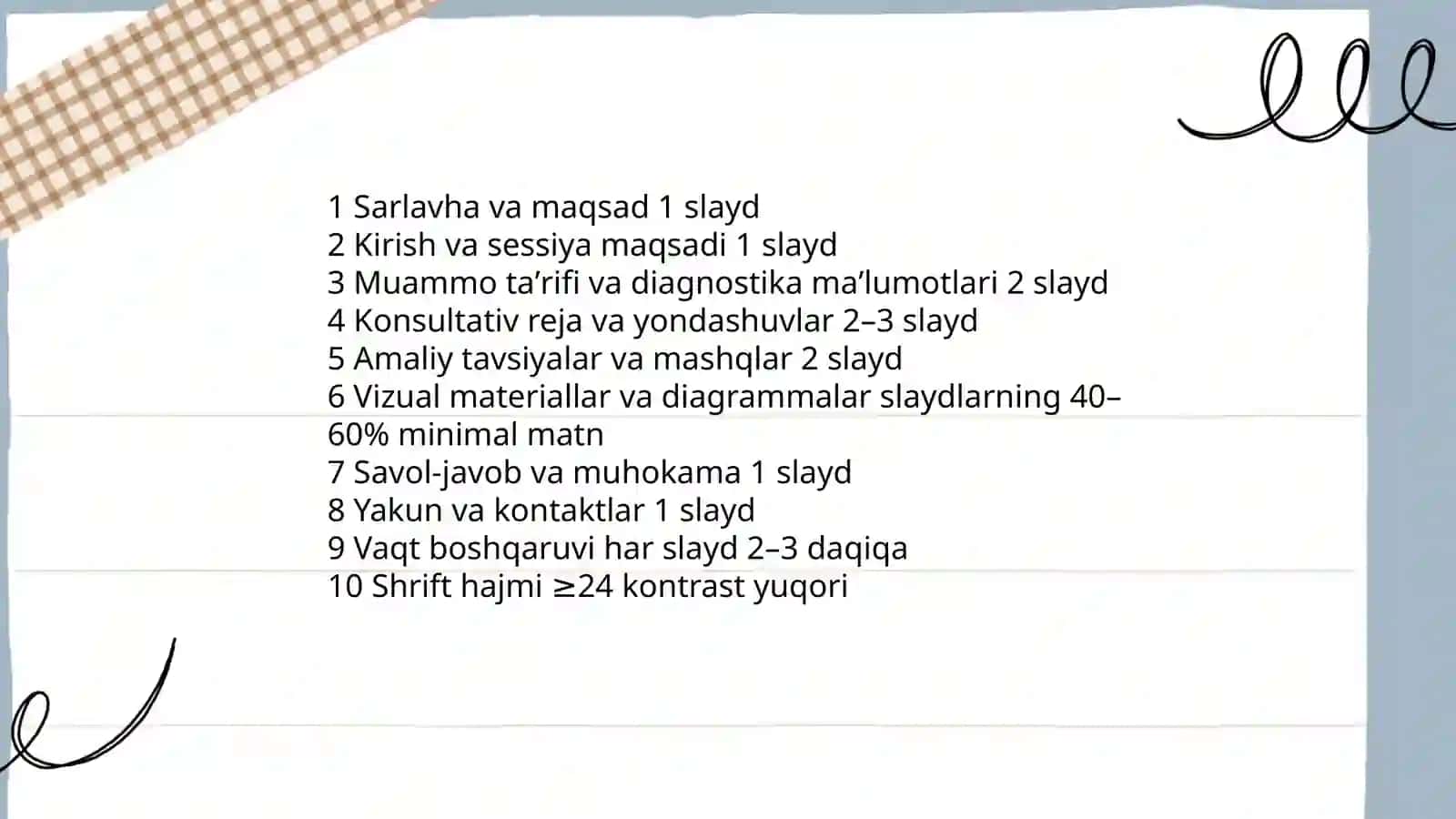 Psixologning kasbiy faoliyati boʼyicha taqdimotlar tayyorlash 4