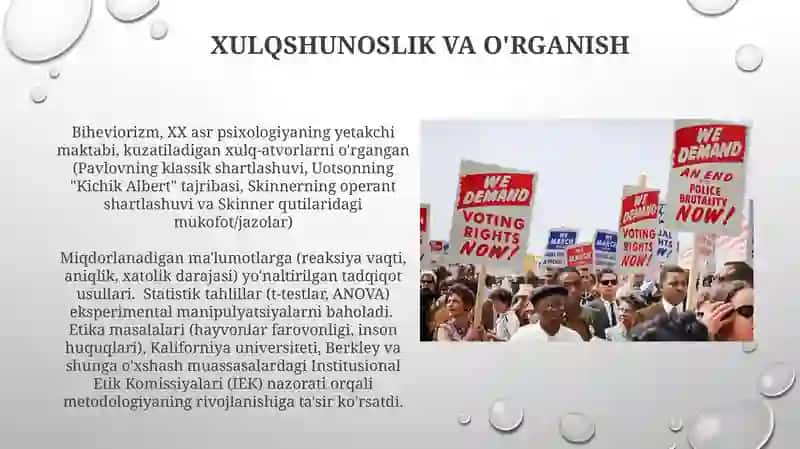 Psixologiya fanining predmeti va rivojlanish tarixi tadqiqot metodlari 4