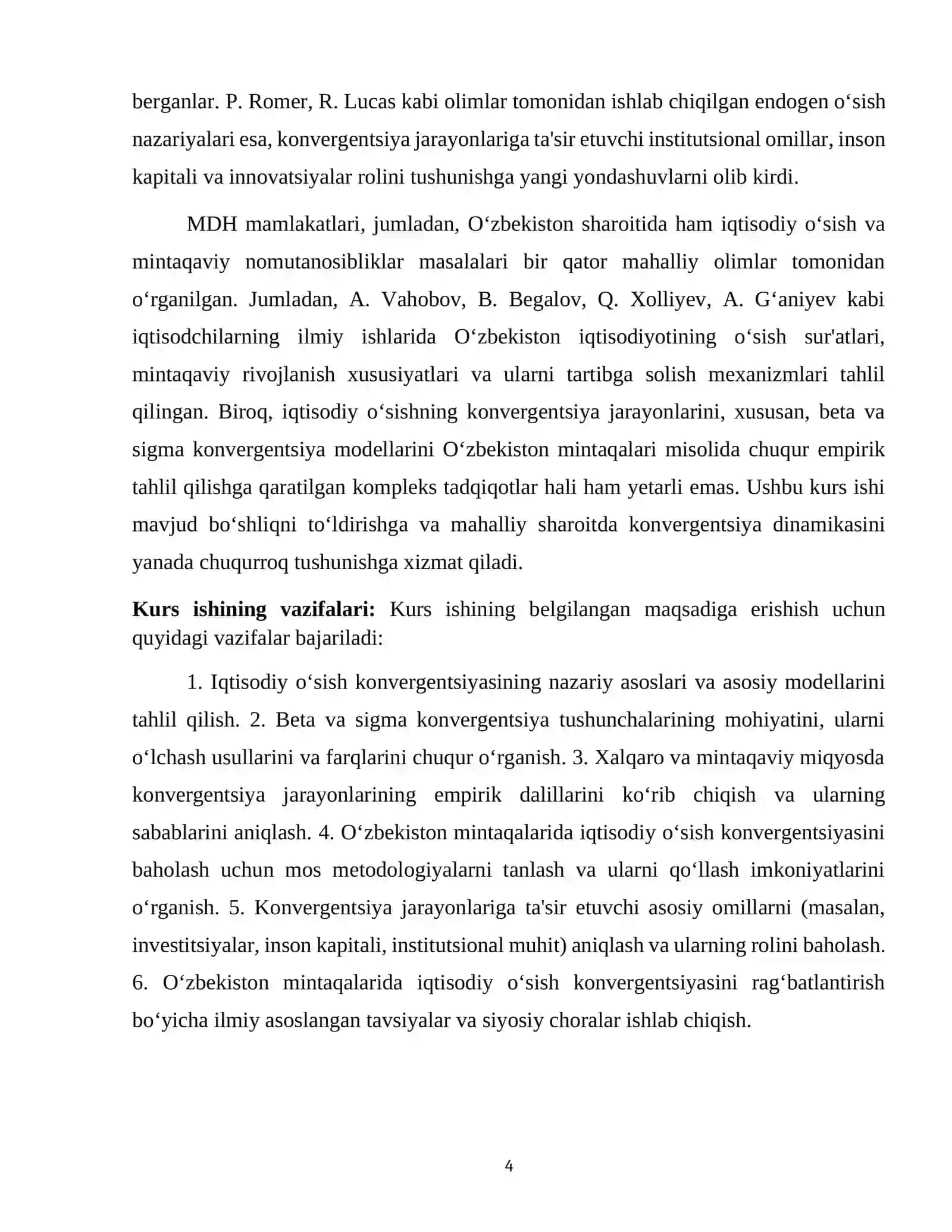 IQTISODIY OʻSISHNING KONVERGENTSIYA JARAYONLARI (BETA VA SIGMA KONVERGENTSIYA) 4